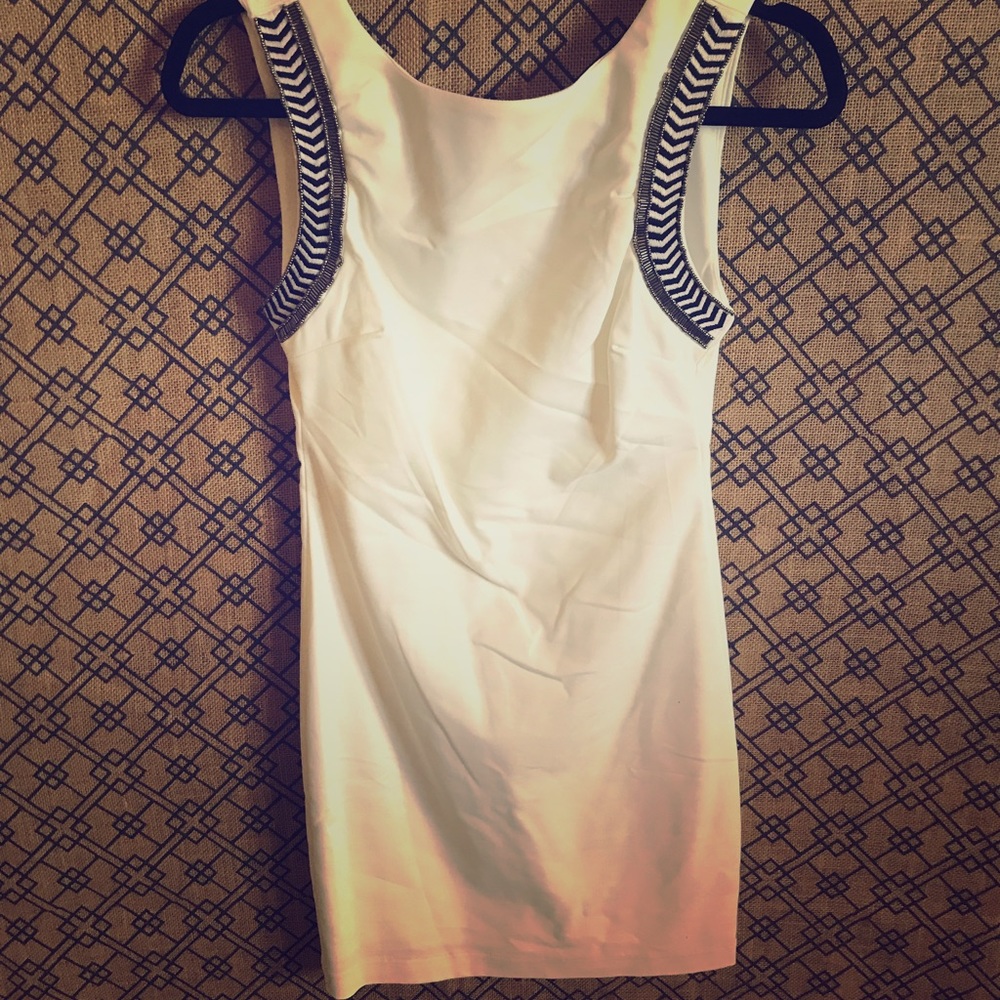White embroidered dress